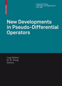 Enlarge image Cover: New Developments in Pseudo-Differential Operators - Birkhäuser