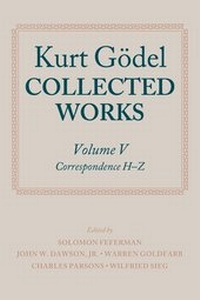 Abbildung von: Kurt Goedel: Collected Works: Volume V - Oxford University Press