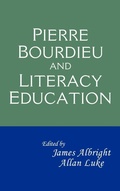 Cover: Pierre Bourdieu and Literacy Education - Routledge