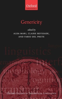 Enlarge image Cover: Genericity - Oxford University Press