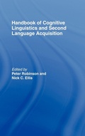 Cover: Handbook of Cognitive Linguistics and Second Language Acquisition - Routledge