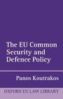 Cover: The EU Common Security and Defence Policy - Oxford University Press