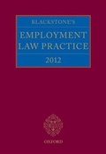 Cover: Blackstone's Employment Law Practice 2012 - Oxford University Press