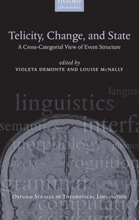 Enlarge image Cover: Telicity, Change, and State - Oxford University Press