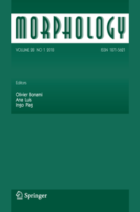Abbildung von: Morphology - Springer