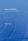 Cover: Values in Medicine - Routledge Cavendish