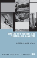 Cover: Binders for Durable and Sustainable Concrete - CRC Press