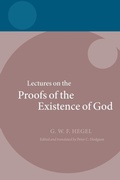 Cover: Hegel: Lectures on the Proofs of the Existence of God - Oxford University Press