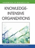 Cover: Handbook of Research on Knowledge-intensive Organizations - Information Science Reference