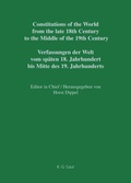 Cover: Constitutional Documents of Denmark, Norway and Sweden 1809-1849 - De Gruyter Saur