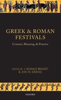Cover: Greek and Roman Festivals - Oxford University Press