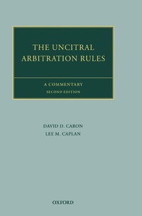 Abbildung von: The UNCITRAL Arbitration Rules - Oxford University Press