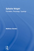 Cover: Syllable Weight - Routledge