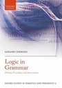 Cover: Logic in Grammar - Oxford University Press