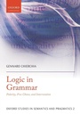 Cover: Logic in Grammar - Oxford University Press
