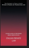 Cover: Italian Private Law - Routledge Cavendish
