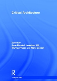 Enlarge image Cover: Critical Architecture - Routledge
