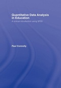 Cover: Quantitative Data Analysis in Education - Routledge