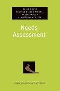 Cover: Needs Assessment - OUP eBook