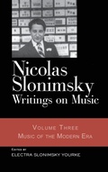 Cover: Nicolas Slonimsky: Writings on Music - Routledge