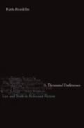 Cover: A Thousand Darknesses - OUP eBook