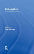 Cover: Orchestration - Routledge