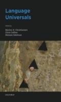 Cover: Language Universals - Oxford University Press
