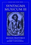 Cover: Syntagma Musicum III - OUP eBook