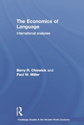 Cover: The Economics of Language - Routledge