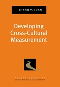 Cover: Developing Cross-Cultural Measurement - OUP eBook