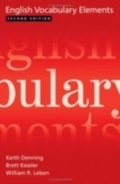 Cover: English Vocabulary Elements - OUP USA