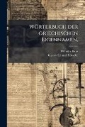 Cover: Woerterbuch der griechischen Eigennamen. - Nabu Press
