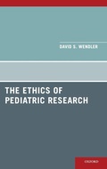 Cover: The Ethics of Pediatric Research - Oxford University Press Inc