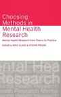 Cover: Choosing Methods in Mental Health Research - Routledge