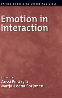 Enlarge image Cover: Emotion in Interaction - Oxford University Press Inc