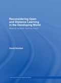 Cover: Reconsidering Open and Distance Learning in the Developing World - Routledge