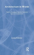 Cover: Architecture in Words - Routledge