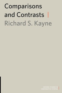 Enlarge image Cover: Comparisons and Contrasts - Oxford University Press Inc