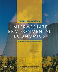 Enlarge image Cover: Intermediate Environmental Economics - Oxford University Press Inc
