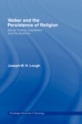 Cover: Weber and the Persistence of Religion - Routledge