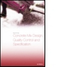 Bild vergrößern Bild: Concrete Mix Design, Quality Control and Specification - Taylor & Francis