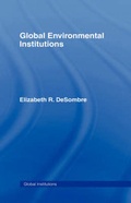 Cover: Global Environmental Institutions - Routledge