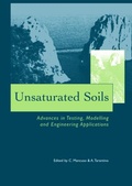 Cover: Unsaturated Soils - Advances in Testing, Modelling and Engineering Applications - CRC Press