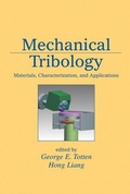 Cover: Mechanical Tribology - CRC Press