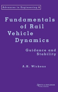 Enlarge image Cover: Fundamentals of Rail Vehicle Dynamics - Swets & Zeitlinger