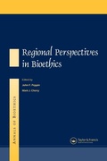 Cover: Annals of Bioethics: Regional Perspectives in Bioethics - Swets & Zeitlinger