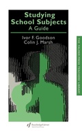 Cover: Studying School Subjects - Routledge Falmer
