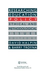 Cover: Researching education policy - Routledge Falmer