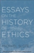 Cover: Essays on the History of Ethics - OUP eBook