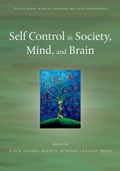 Cover: Self Control in Society, Mind, and Brain - OUP eBook